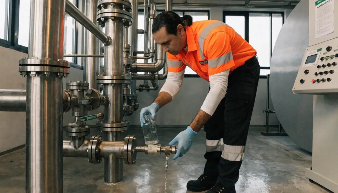 Water treatment operator working at high paying no experience jobs facility