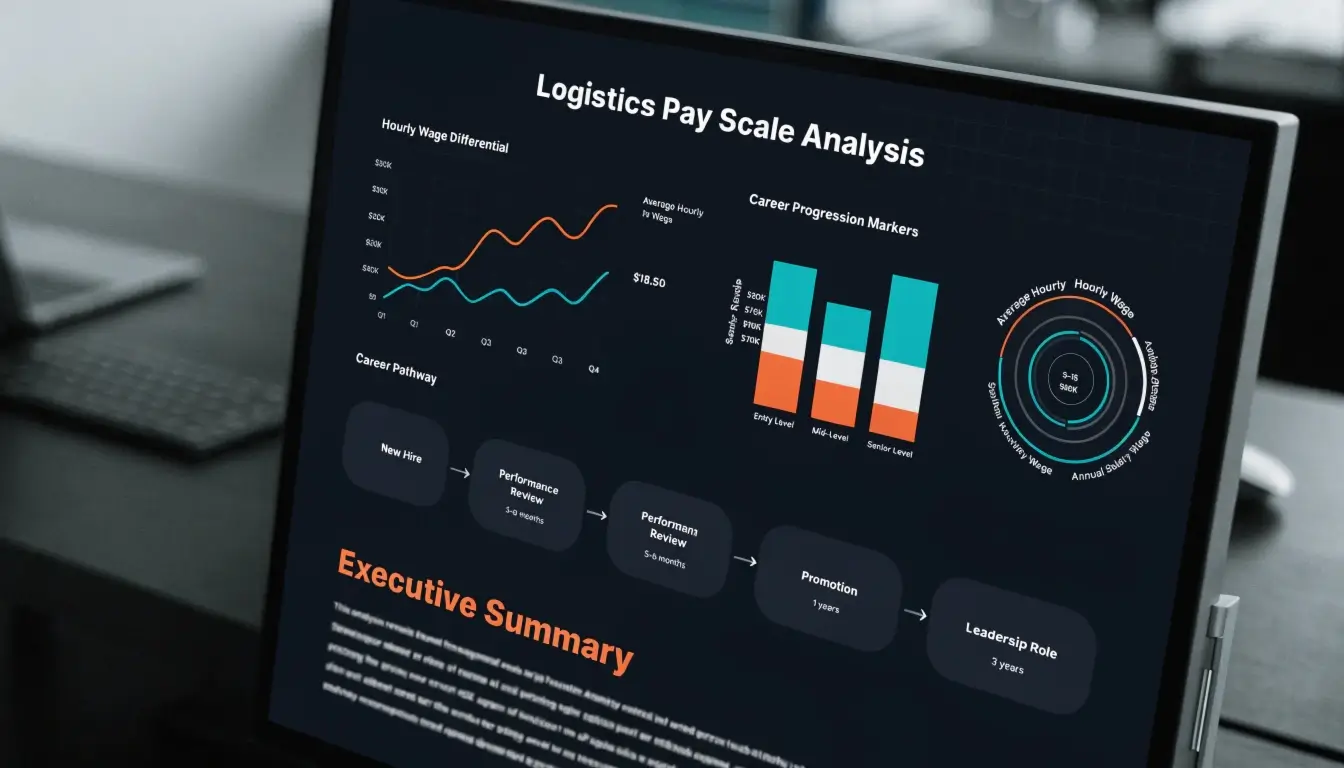 Visual breakdown of warehouse careers salary guide metrics and hourly distributions