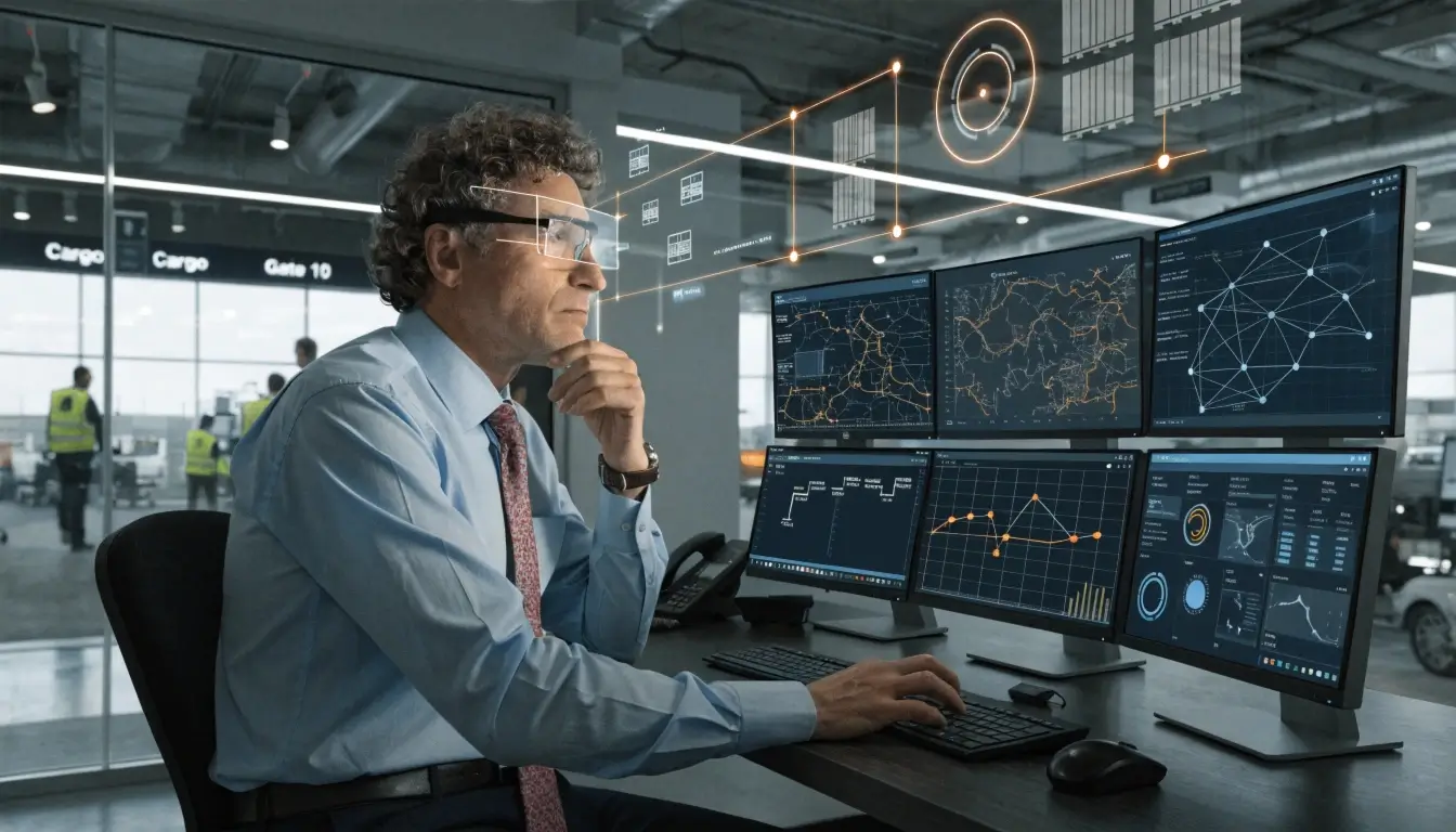 A logistics coordinator mapping out warehouse jobs career growth outcomes
