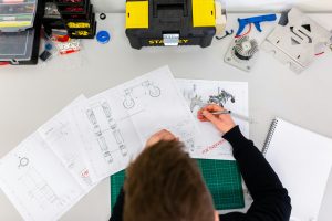 A clean industrial workspace environment prioritizing employee safety